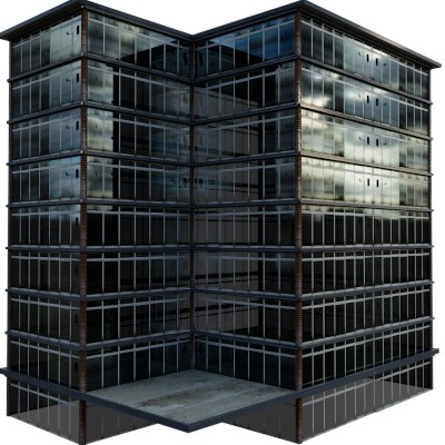 School Building 3D Model