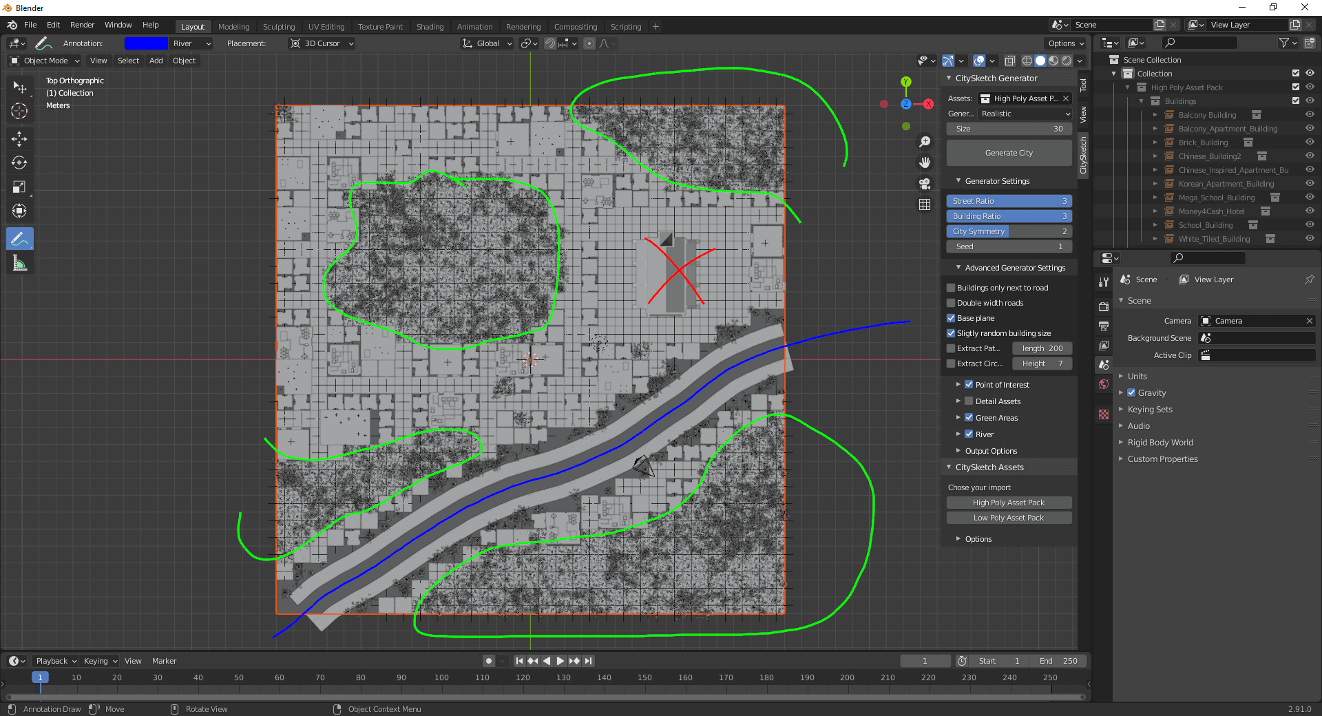 Generated City