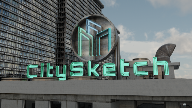 CitySketch 3D Logo