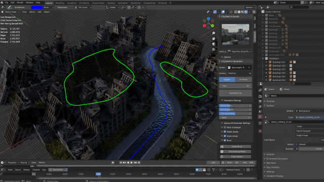 CitySketch Apocalypse with Custom Buildings