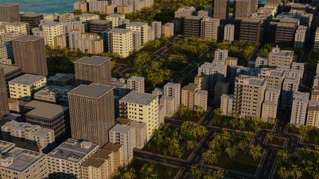 CitySketch Buildings and Greenzones