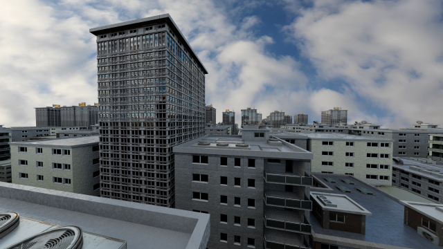 White lens render